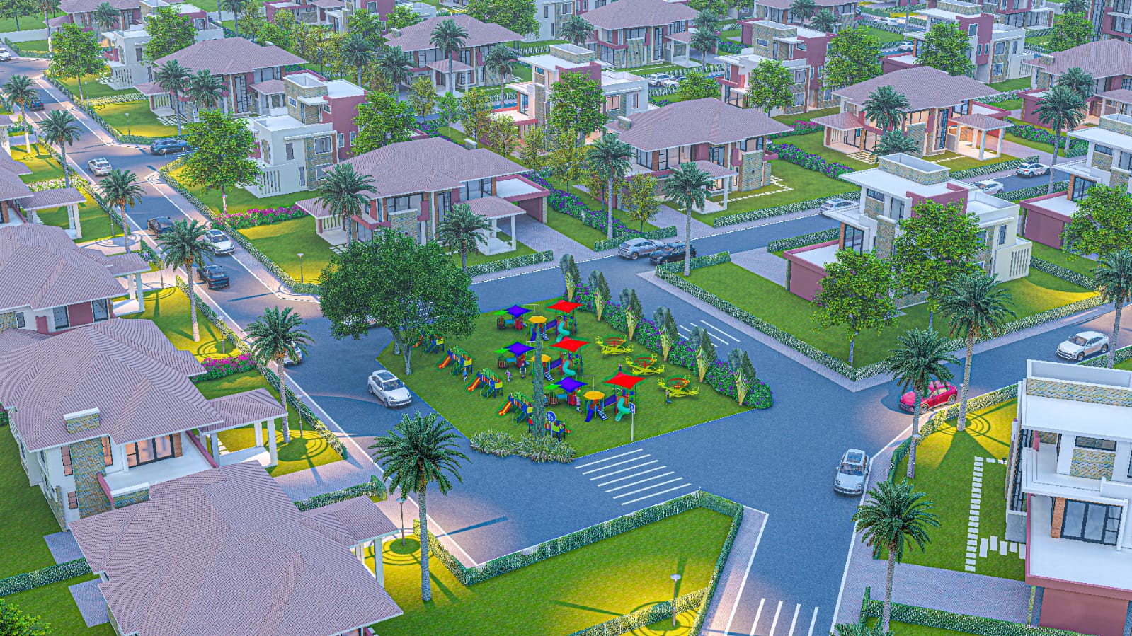 Malel Heights Community with Children's Play Area